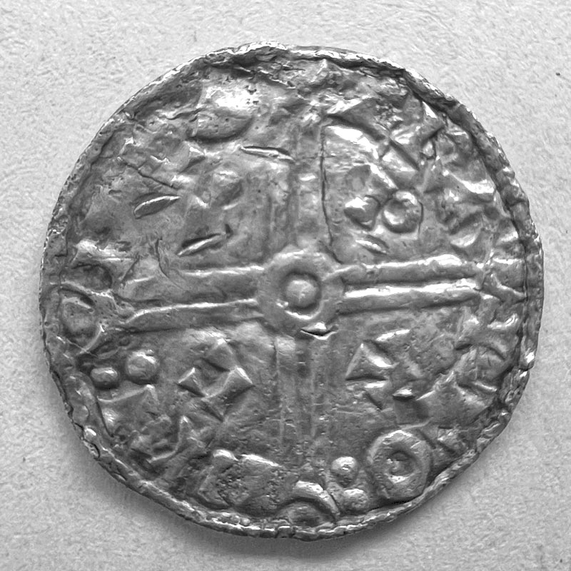 Edward The Confessor Small Flan penny. Stamford mint - Rev.