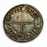 Aethelred II Long Cross Penny, York mint. Moneyer: Sumerlede.