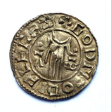 Aethelred II Second Hand type penny, Ilchester mint. Moneyer God