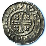 Henry II Short cross penny Norhampton mint, moneyer Walter, class 1b1