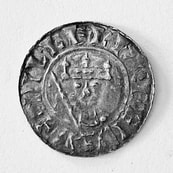 William II Cross Pattee & Fleury (1095-1098) Type IV Penny Tamworth Mint BMC Type 4 Type iv obv.
