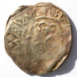 A silver penny of the Angevin party