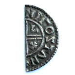 Aethelred II CRVX type cut halfpenny of Stamford. Rev.