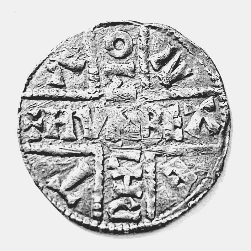 Aethelwulf Inscribed Cross Penny EMC Listed.